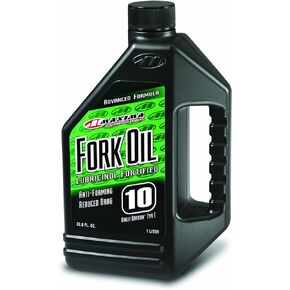 55901 10WT Standard Hydraulic Fork Oil - 1 Liter Bottle , BLACK