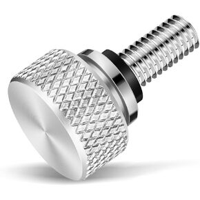 Amazicha Gloss Black 304 Stainless Steel Seat Bolt Screw for Harley Davidson 1996-2024