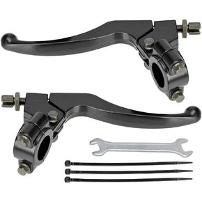 FVRITO 7/8" 22mm Universal Clutch Brake Handle Levers Perch for CRF50 CRF70 CRF80 CRF100 CRF150 XR50 XR80 XR100 ATC 200m Pit Dirt Bike Motor Motocross Motorcycle Baja Mini Bike MB200 Left and Right