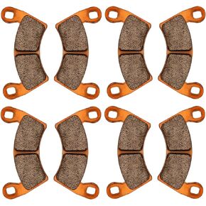 Zinger Brake Pads for Polaris RZR XP 1000 EPS 2022 2021 2020 2019 2018 2017 2016 2015 2014 & 2014-2021 RZR 1000 XP 4 Except Premium Edition,4 Set Front and Rear Sintered Copper Brake Pads