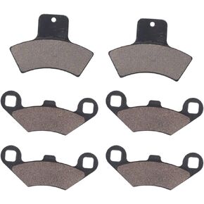 MOTOKU Front & Rear Brake Pads for Sportsman 500 4x4 HO Scrambler 400 Trail Blazer 250