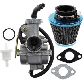 AUTOKAY PZ20 Carb Carburetor 49cc 70cc 90cc 100cc 110cc 125cc Coolster NST for Chinese ATV Quad Go kart 4 strokeSUNL TAOTAO JCL with Gasket Air Filter