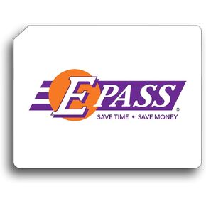 E-PASS Electronic Toll Sticker; Prepaid toll Program, Works on All Roads in FL, GA, NC