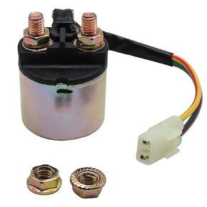 Starter Solenoid Relay for Honda TRX350 Fourtrax Rancher 350 2000-2006 / TRX500 Foreman 500 2005-2009 2011-2013 / TRX450 Foreman 450 1998-2004 / TRX400 Fourtrax Foreman 400 1995-2003 ATV