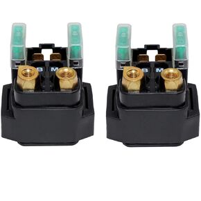 Starter Solenoid Relay for Yamaha ，ATV Starter Solenoid for YFM 350 400 450 660 - Raptor Grizzly Kodiak Wolverine Big Bear -for Yamaha 2003 2004 2005 2006 2007 2008 (2 Pack) by Lucky Seven