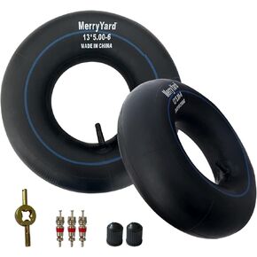 (2-Pack)13x5.00-6" Inner Tubes with TR-13 Straight Valve Stem - Replacement Lawn Mower Tire Tubes-for Razor Dirt Quad,Go Kart,ATV, Yard Tractors,Snow Blowers,Wagons,13 500-6,12X5.00-6,5.30-6,4.50-6