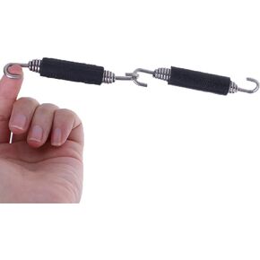 2PCS Motorcycle Modified Exhaust Spring Hooks 85mm Stainless Steel Universal