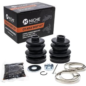 NICHE Front Rear CV Axle Boot Kit For Arctic Cat 400 500 300 250 454 375 Replaces 1436-207 1436-228