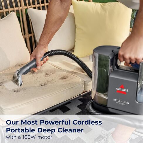 BISSELL® Little Green® Cordless Multi-Purpose Portable Deep Carpet and Upholstery Cleaner, Car and Auto Detailer with 25V Lithium-Ion Battery, 3682 in Kuwait