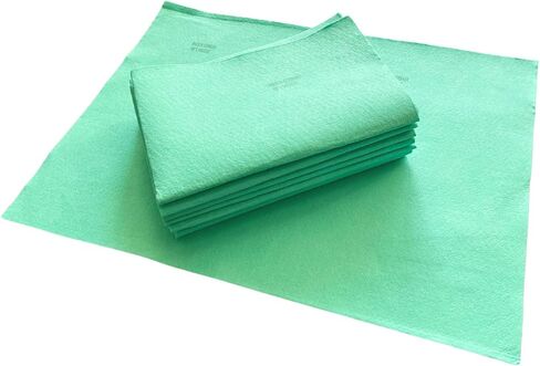 10 Pack Extra Large Original German Shammy Cloths Chamois Towels Super Absorbent for Pets, Parenting Tool Cleaning for Home and Commercial Use Wholesale Bulk (Assorted) in Kuwait