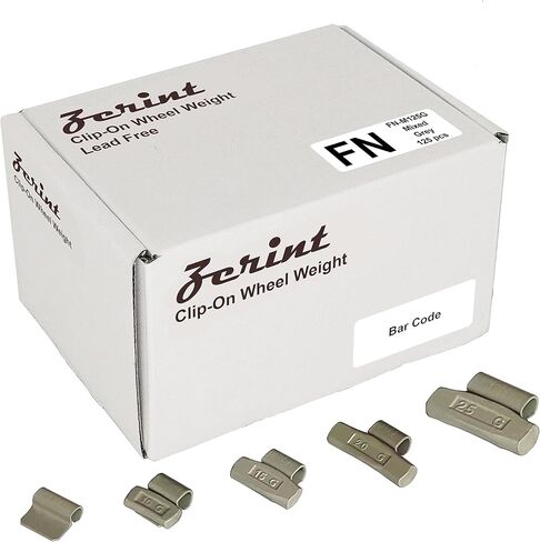 FN-M75G Wheel Weight Kit FN Style ;Grey 75 pcs/kit: 10g 15pcs, 15g 20pcs, 20g 15pcs, 25g 5pcs, 30g 5pcs, 40g 5pcs, 50g 5pcs and 60g 5pcs in Saudi Arabia
