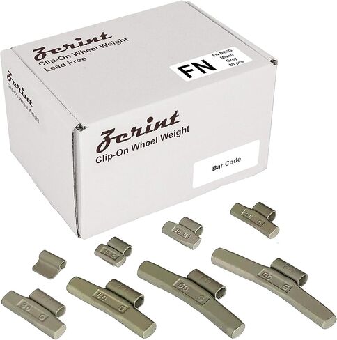 FN-M75G Wheel Weight Kit FN Style ;Grey 75 pcs/kit: 10g 15pcs, 15g 20pcs, 20g 15pcs, 25g 5pcs, 30g 5pcs, 40g 5pcs, 50g 5pcs and 60g 5pcs in Saudi Arabia