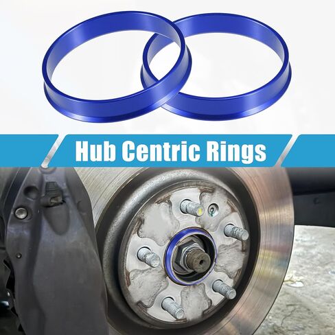 A ABSOPRO Car Hub Centric Rings OD 60.1mm to ID 56.1mm Hub Centric Rings Wheel Bore Center Spacer Aluminum Alloy Blue (Set of 4) in Saudi Arabia