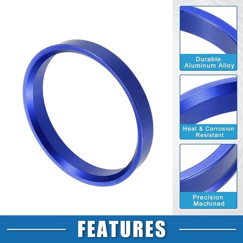 A ABSOPRO Car Hub Centric Rings OD 60.1mm to ID 56.1mm Hub Centric Rings Wheel Bore Center Spacer Aluminum Alloy Blue (Set of 4) in Saudi Arabia