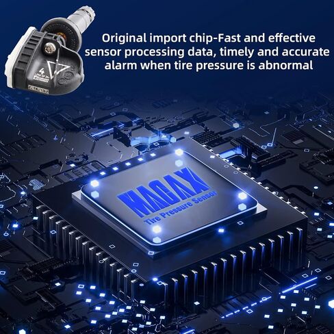 4Pcs TPMS Tire Pressure Monitoring System Sensor 315 MHz OBD/Manual Re-learn Adaptation Clamp-in Compatible with Cadillac STS XLR Replaces 25758220 25981210 10354988 10306573 974-012 in Kuwait