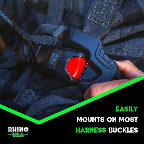 قيود المعصم العالمية للطرق الوعرة من Rhino USA - قيود معصم UTV قابلة للتعديل للسلامة على الطرق الوعرة وحماية من الانقلاب - متوافقة مع ملحقات RZR، Can Am، Maverick، Talon، Teryx، UTV in Kuwait