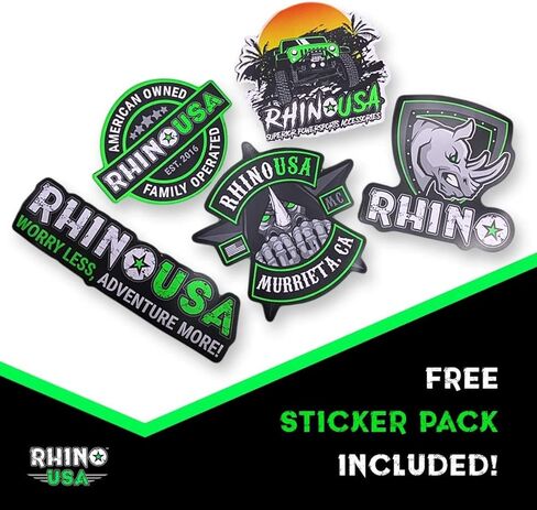 قيود المعصم العالمية للطرق الوعرة من Rhino USA - قيود معصم UTV قابلة للتعديل للسلامة على الطرق الوعرة وحماية من الانقلاب - متوافقة مع ملحقات RZR، Can Am، Maverick، Talon، Teryx، UTV in Kuwait