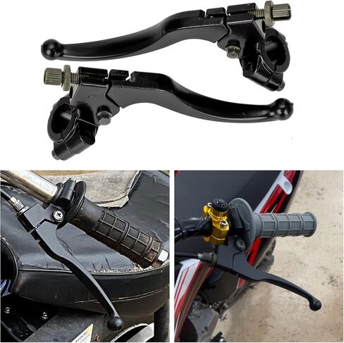 FVRITO 7/8 بوصة 22 مم مقبض فرامل عالمي عتلات جثم لـ CRF50 CRF70 CRF80 CRF100 CRF150 XR50 XR80 XR100 ATC 200m Pit Dirt Bike Motor Motocross Motorcycle Baja Mini Bike MB200 اليسار واليمين in Saudi Arabia