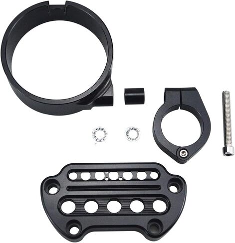 دعامة تثبيت جانبية من WOWTK + غطاء نقل عداد السرعة يناسب موديلات Harley Sportster XL 1993-2020 XL883 XL1200 Iron 883 Forty-Eight 72 48، أسود لامع in Saudi Arabia