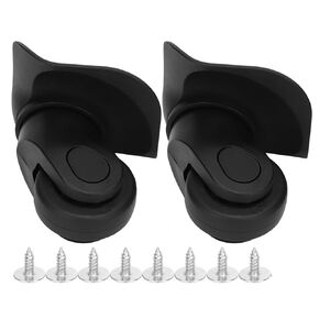 1 Pair A03 Luggage Mute Wheel,Replacement Luggage Wheels, Durable Swivel Suitcase Wheel with Screw, Universal Luggage Replacement Trunk Wheels for Repair Replacement, Luggage Wheel Luggage Mute
