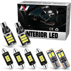 2 Pcs Dome Light LED Car Interior Bulb Kit Compatible With 2010-2015 Camaro, 194 (2B), Car License Plate Map Light, IN-LED-KIT-019 in Kuwait