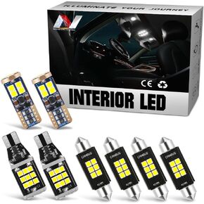 2 Pcs Dome Light LED Car Interior Bulb Kit Compatible With 2010-2015 Camaro, 194 (2B), Car License Plate Map Light, IN-LED-KIT-019 in Saudi Arabia