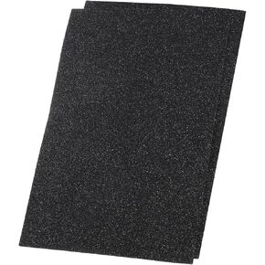 PATIKIL Glitter EVA Foam Sheets Soft Paper Self-Adhesive 11.8 x 7.8 Inch Silver Tone for DIY Projects Pack of 2