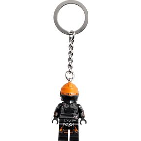 LEGO Star Wars Fennec Shand Minifigure Keyring 854245, Black, Small
