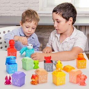 TOYSXYIN.Dinosaur Building Blocks Toy Set for Kids, Educational Blocks with Dinosaur House Theme.Toys