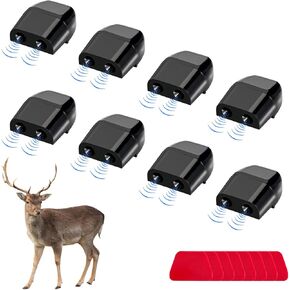 4 PCS Deer Whistles for Car, Auto Save Deer Whistles Repellent Devices, Deer Warning Whistles Avoids Collision, Universal Animal Alert Accessories for Cars Motorcycles (White)