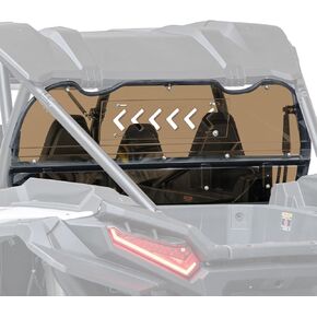 KEMIMOTO Tinted Rear Windshield Compatible with 2024 RZR XP 1000, Sliding Vented Anti-UV 1/4" Polycarbonate Hard Rear Window Compatible with 2024 2025 Polaris RZR XP 1000/RZR XP4 1000