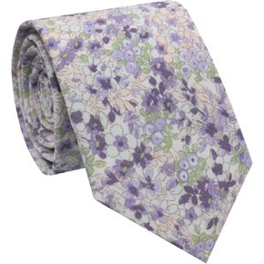 Floral Ties for Men Cotton Men's Neckties, Mens Ties Flower Necktie for Wedding, Groomsmen, Groom, Dances