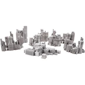 6mm Sci-Fi Cityscape Bundle 1 - Tabletop Terrain for Miniatures Games such as Epic Battletech Adeptus Titanicus (Bundle 1)