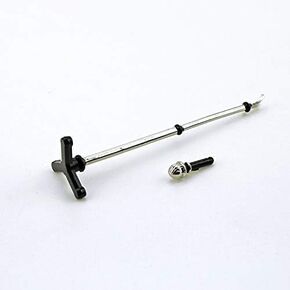 Black Dollhouse Decoration Accessories, 1:12 Dollhouse Miniature Scene Model Microphone with Stand Play, Decortion, Mini Furniture, Mini Microphone (90 x 18 mm)