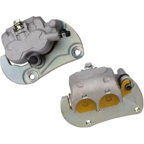 Front Disc Brake Calipers Left Right Compatible with Can Am Maverick 1000R Max X-DS X-MR X-RS Turbo 2014-2018 Commander Max-800 Max-1000 2014-2020 Commander 1000 2019 2020 705601128 705601129