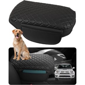 Console Cover for Toyota 4Runner 2010-2023 2024 Armrest Cover Leather Center Console Cover with Pockets Arm Rest Pad Middle Console Lid Cover for 4runner Accessories (for 4Runner 2010-2024)