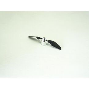 Viloga RC Plane Folding Propeller 10×6 inch w/Spinner Size D33×H30mm, and Motor Shaft Diameter φ3.17 with CNC Aluminum Alloy Spinner (10×6, Shaft Φ3.17)