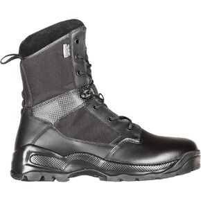 5.11 Tactical Men's Patrol Storm Waterproof Boots, ATAC 2.0 8", Side-Zip, Black, Style 12392ABR