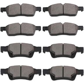 D1455 D1498 Front Rear Ceramic Brake Pads Sets Fit For Dodge For Durango 2011-2018,For Jeep Grand Cherokee 2011-2019