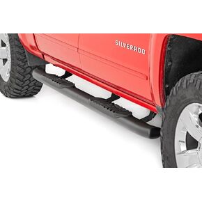 Rough Country Oval Steps for 07-18 Chevy/GMC 1500 | 07-19 HD | Crew Cab - 21001