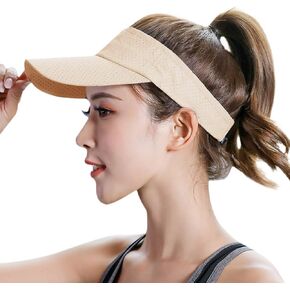 Women Girl Sun Protection Visor Cap Quick Dry Baseball Cap Adjustable Baseball Hat Ladies Running Cap Lightweight Outdoor Hat