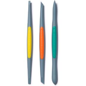Xiem Clay Finishing Tools - 3pcs Set, Small, Strong & Firm Silicone for Sculpting and Detailing
