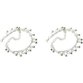 SHERCHPRY 2pcs Anklets for Women Mens Rhinestone Bracelets Bohemian Bracelet Ankle Bracelets for Men Bracelet for