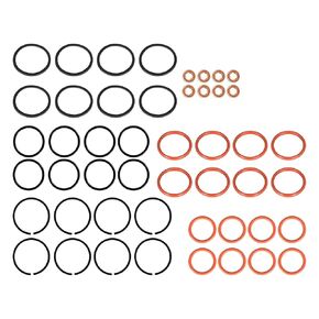 8 Set Diesel Fuel Injector O-Ring Seals Replacement for E-Series Vans & F-Series Trucks with Powerstroke 7.3L Diesel Engines 1994-2003 XC3A9229AB XC3Z9229AB 904206