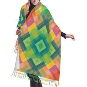 Women's Scarves, Cashmere Fringe Scarf Winter Warm Shawl For Evening Dresses Wedding Bridesmaid Gifts