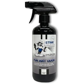 Unscented Odor Eliminating Spray with OAM. Eliminates all odors without using any fragrance. Completely Safe and incredibly effective. 1 16 oz Bottle