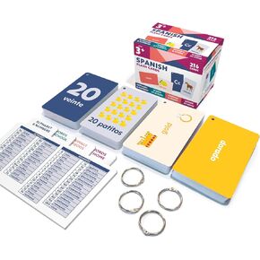 Carson Dellosa 216 Sign Language Flash Cards for Toddlers Ages 3+, 4 Pack of ASL Vocabulary and Sight Word Flash Cards with Signs