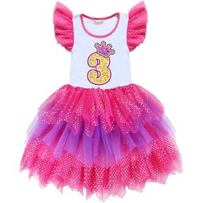 PrinceSasa Spring/Autumn Birthday Party Princess Unicorn Girl Dresses Girls Outfits