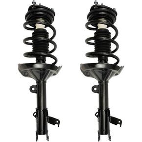 Front Struts and Shocks Complete Assembly Replacement for Odyssey 2005-2007, Struts with Coil Spring Shocks Absorber 172536+172537 2 PCS