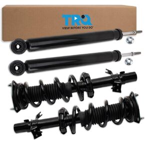 TRQ Front and Rear Complete Strut Assembly & Shock Absorber Kit Compatible with 14-17 INFINITI